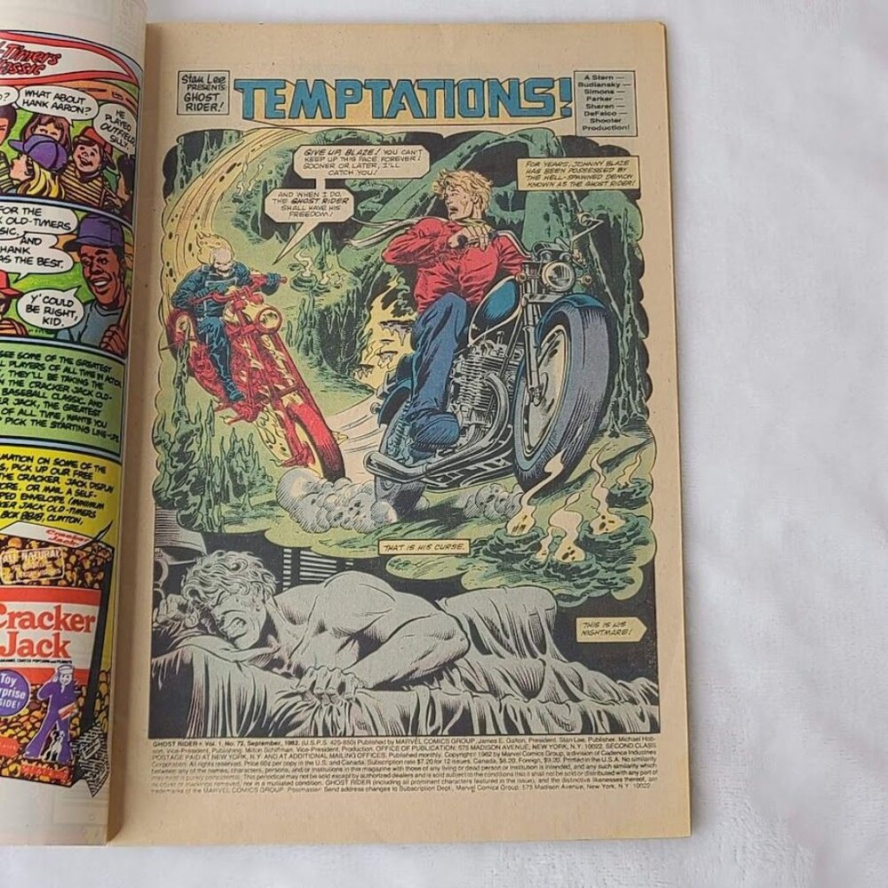 Ghost Rider 72 Marvel Comics Newsstand 1982 VG/FN 5.0 Bronze Age - Picture 3 of 16